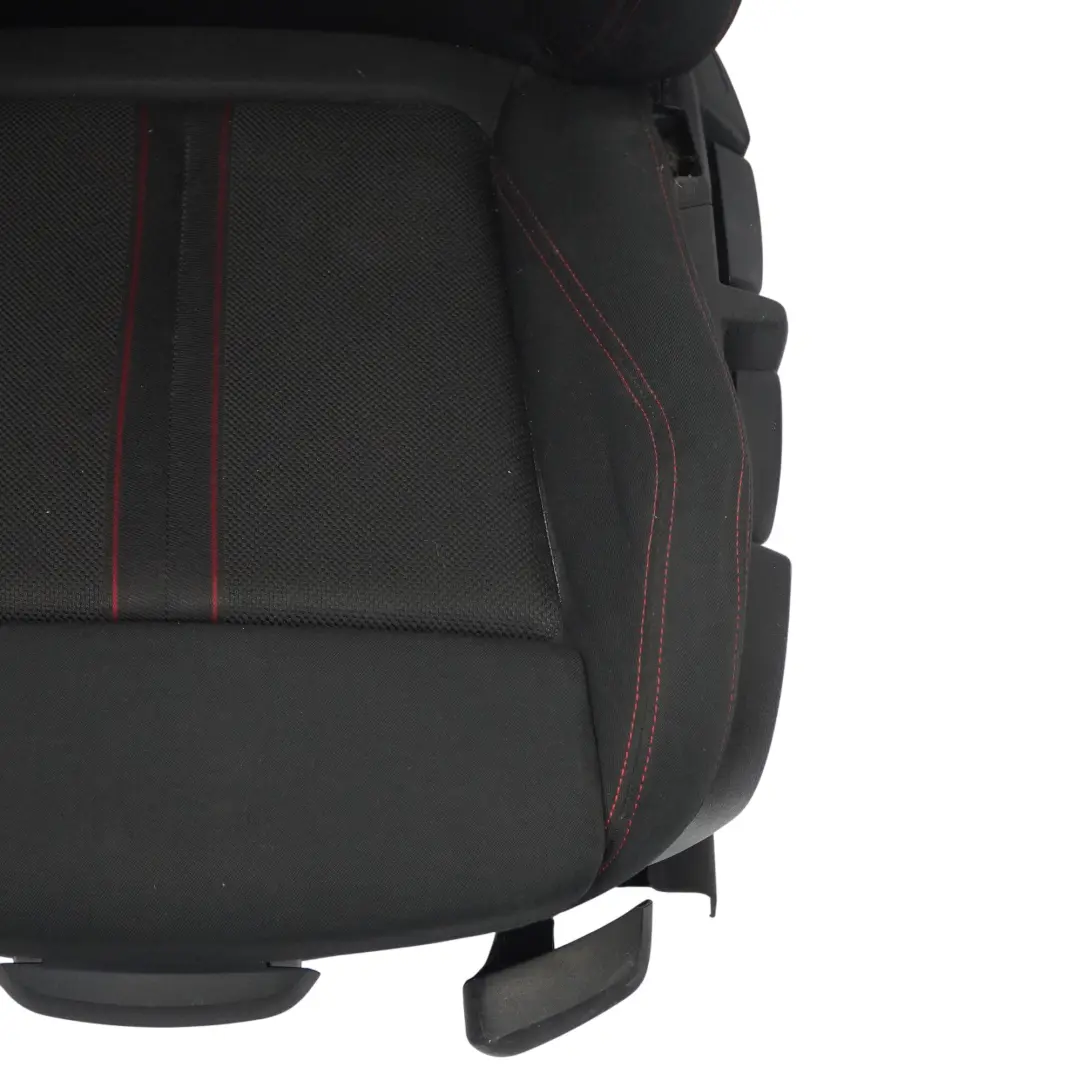 BMW F30 LCI Front Seat Sport Left N/S Fabric Cloth Anthracite Red - SKU 7392459-3 - Part number 7392459