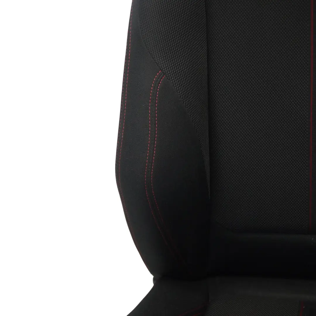 BMW F30 LCI Front Seat Sport Left N/S Fabric Cloth Anthracite Red - SKU 7392459-3 - Part number 7392459