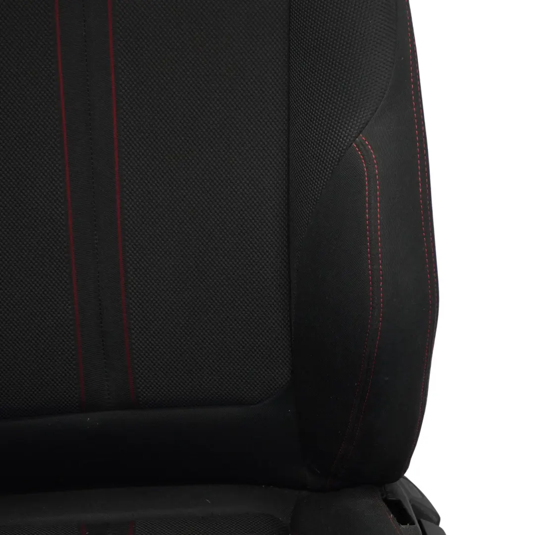 BMW F30 LCI Front Seat Sport Left N/S Fabric Cloth Anthracite Red - SKU 7392459-3 - Part number 7392459