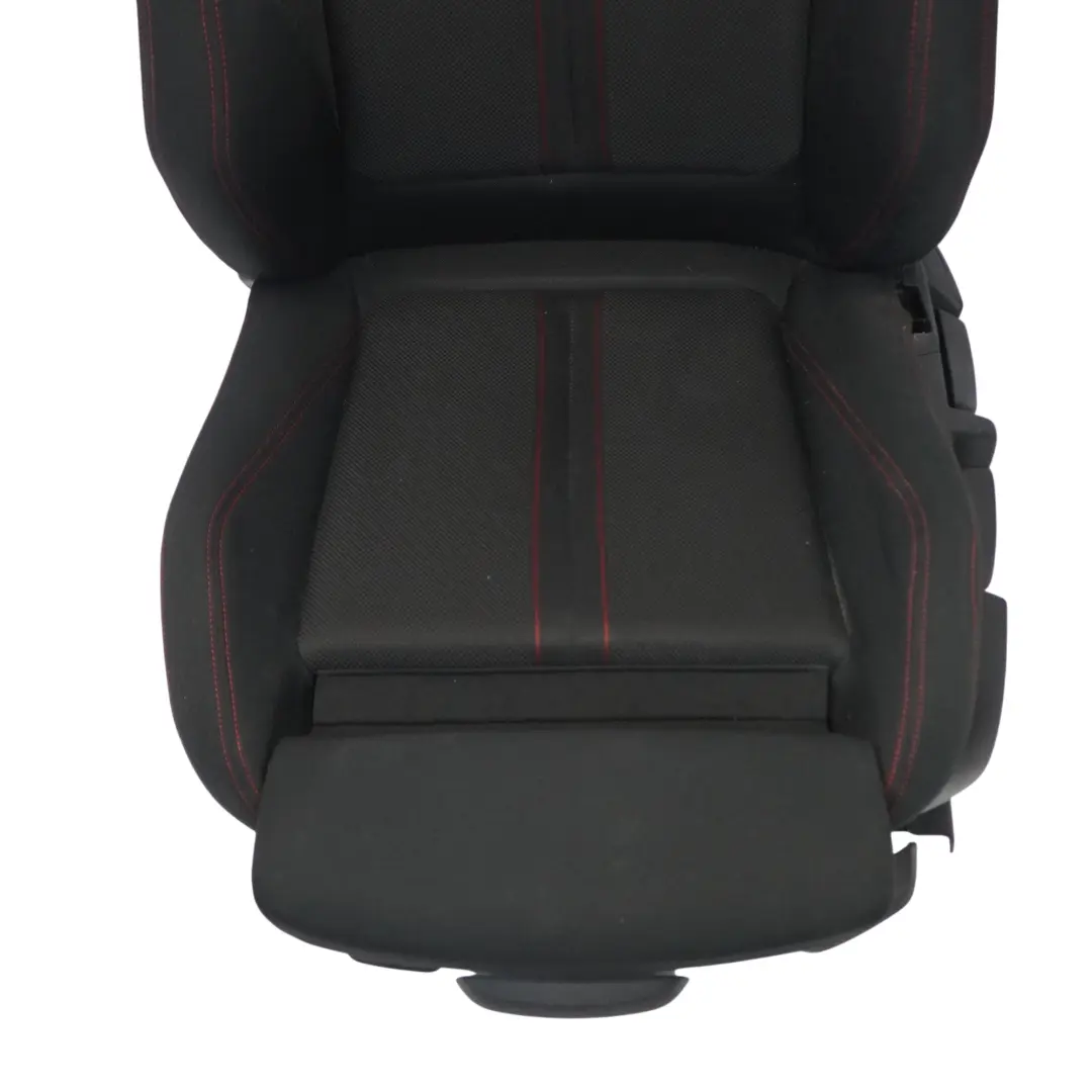 BMW F30 LCI Front Seat Sport Left N/S Fabric Cloth Anthracite Red - SKU 7392459-3 - Part number 7392459