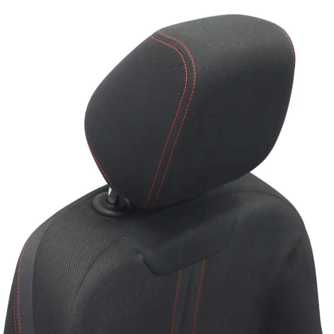 BMW F30 LCI Front Seat Sport Right O/S Fabric Cloth Anthrazit Red - SKU 7392460-3 - Part number 7392460