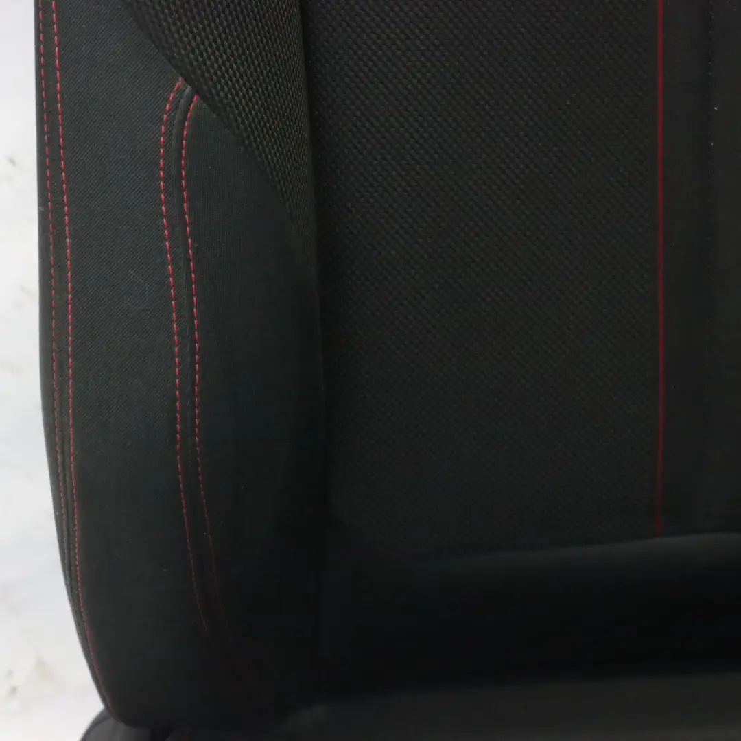 BMW F30 LCI Front Seat Sport Right O/S Fabric Cloth Anthrazit Red - SKU 7392460-3 - Part number 7392460