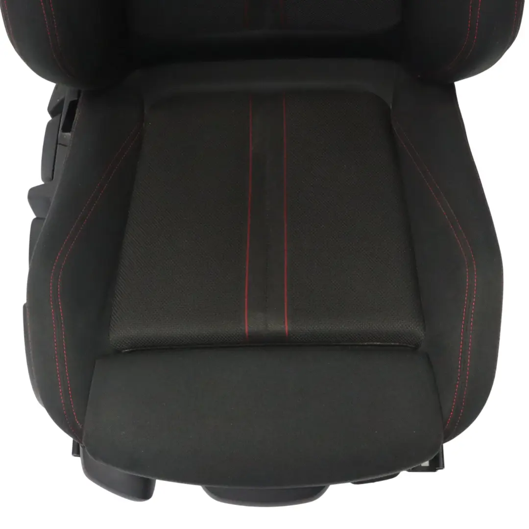 BMW F30 LCI Front Seat Sport Right O/S Fabric Cloth Anthrazit Red - SKU 7392460-3 - Part number 7392460