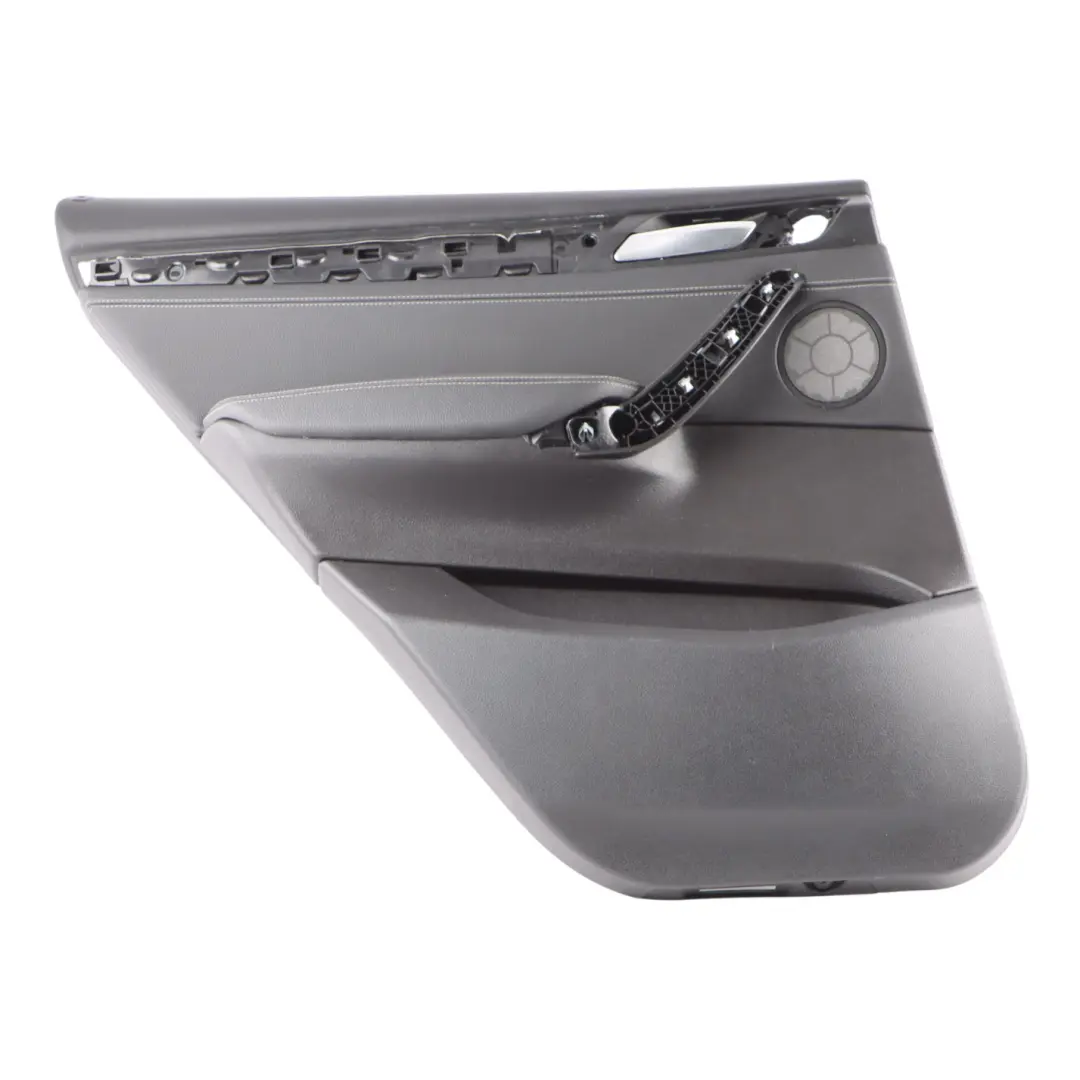 Door Card Rear Left N/S Lining Trim Panel Leather Nevada Black to BMW X4 F26 with Part number 7394437 BMW X4 F26 Door Card Rear Left N/S Lining Trim Panel Leather Nevada Black - SKU 7394437 - Part number 7394437