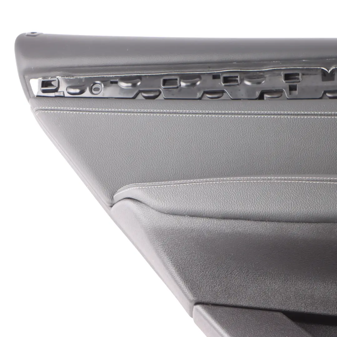 Door Card Rear Left N/S Lining Trim Panel Leather Nevada Black to BMW X4 F26 with Part number 7394437 BMW X4 F26 Door Card Rear Left N/S Lining Trim Panel Leather Nevada Black - SKU 7394437 - Part number 7394437