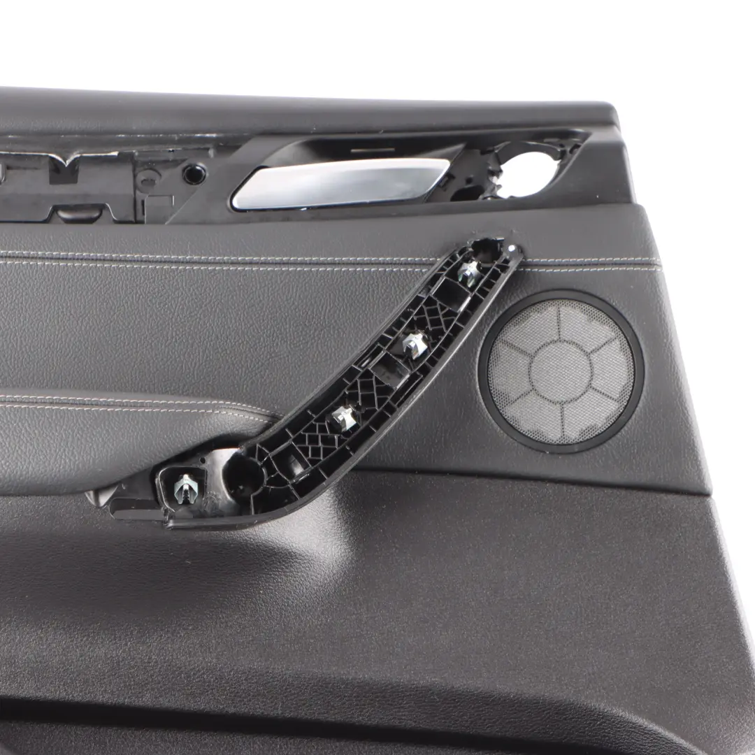 BMW X4 F26 Door Card Rear Left N/S Lining Trim Panel Leather Nevada Black - SKU 7394437 - Part number 7394437