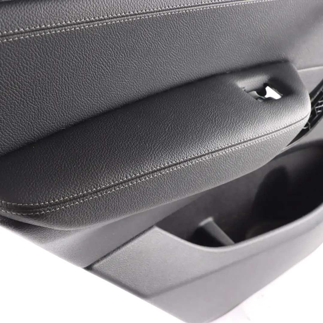 BMW X4 F26 Door Card Rear Left N/S Lining Trim Panel Leather Nevada Black - SKU 7394437 - Part number 7394437