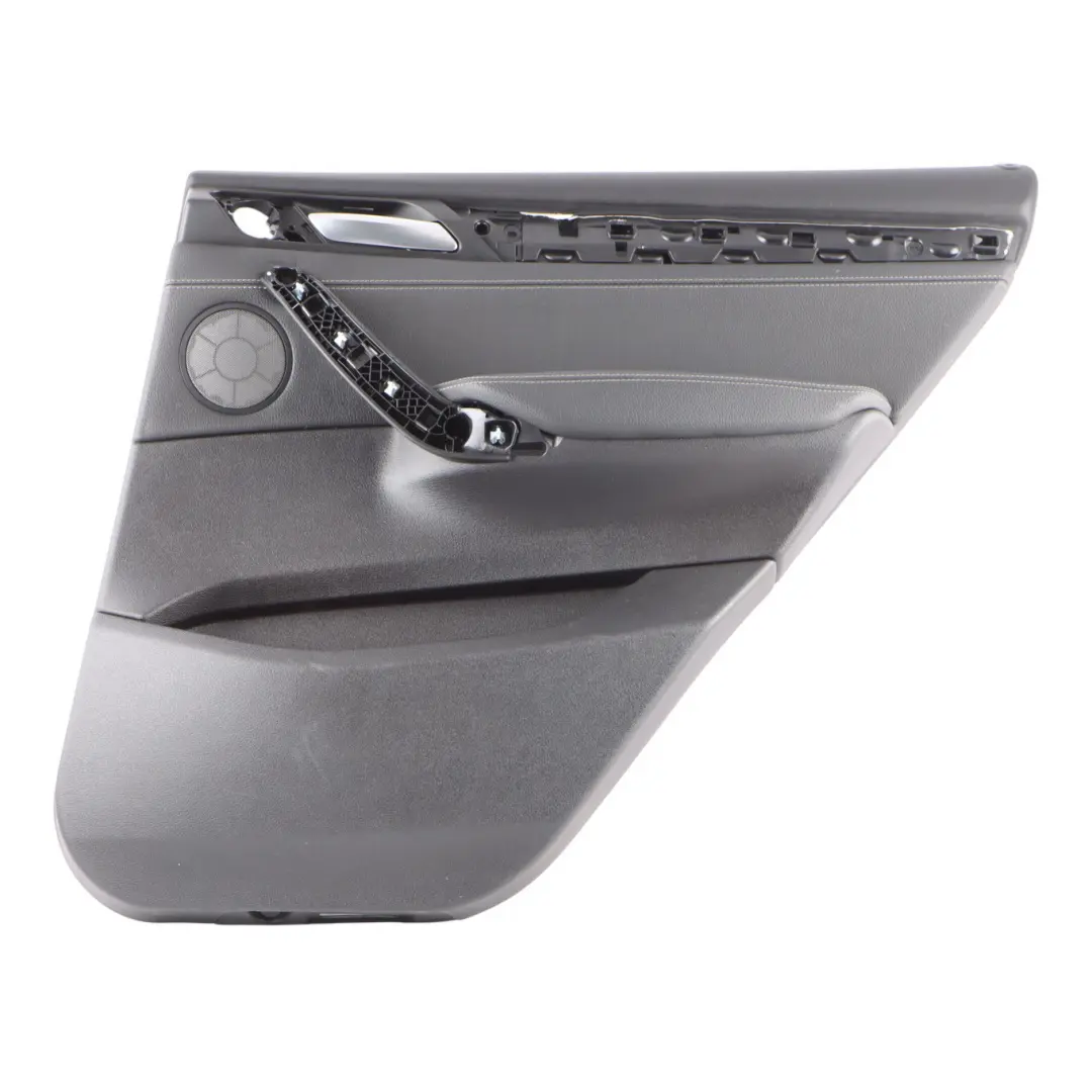BMW X4 F26 Door Card Rear Right O/S Lining Trim Panel Leather Nevada Black - SKU 7394438 - Part number 7394438