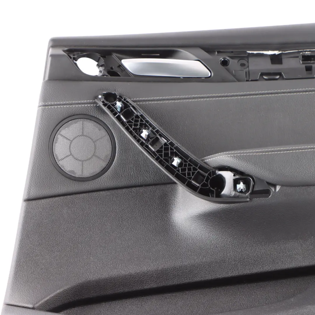 Door Card Rear Right O/S Lining Trim Panel Leather Nevada Black to BMW X4 F26 with Part number 7394438 BMW X4 F26 Door Card Rear Right O/S Lining Trim Panel Leather Nevada Black - SKU 7394438 - Part number 7394438
