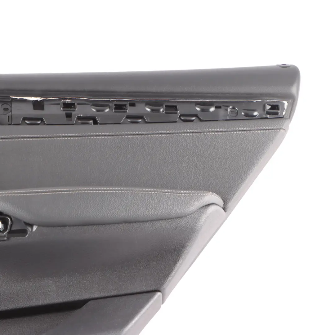 BMW X4 F26 Door Card Rear Right O/S Lining Trim Panel Leather Nevada Black - SKU 7394438 - Part number 7394438