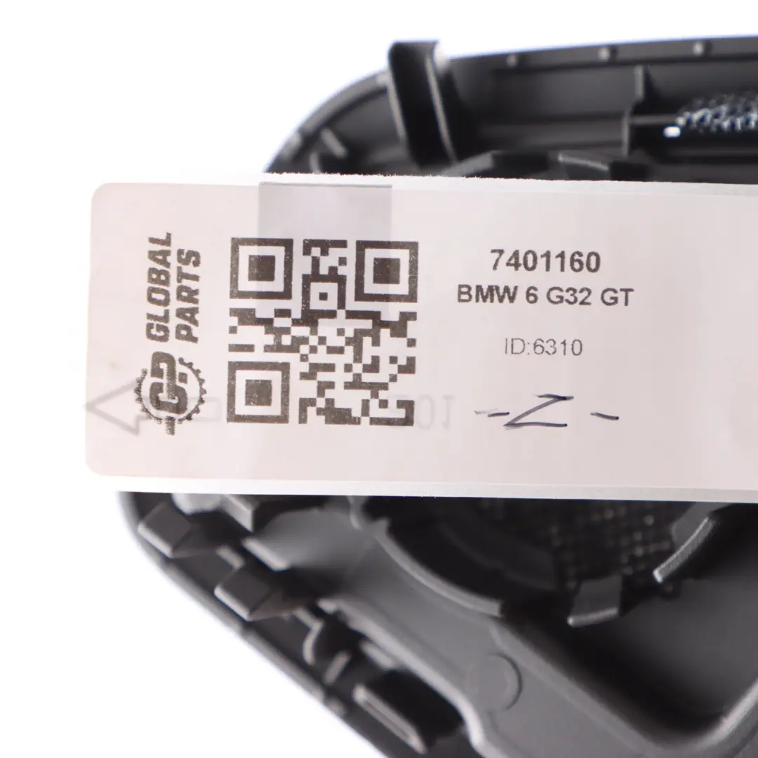 Pillar Harman Kardon Speaker Cover Trim Right O/S 7401160 to BMW G32 GT Rear with Part number 7445478 BMW G32 GT Rear Pillar Harman Kardon Speaker Cover Trim Right O/S 7401160 - SKU 7445478 - Part number 7445478