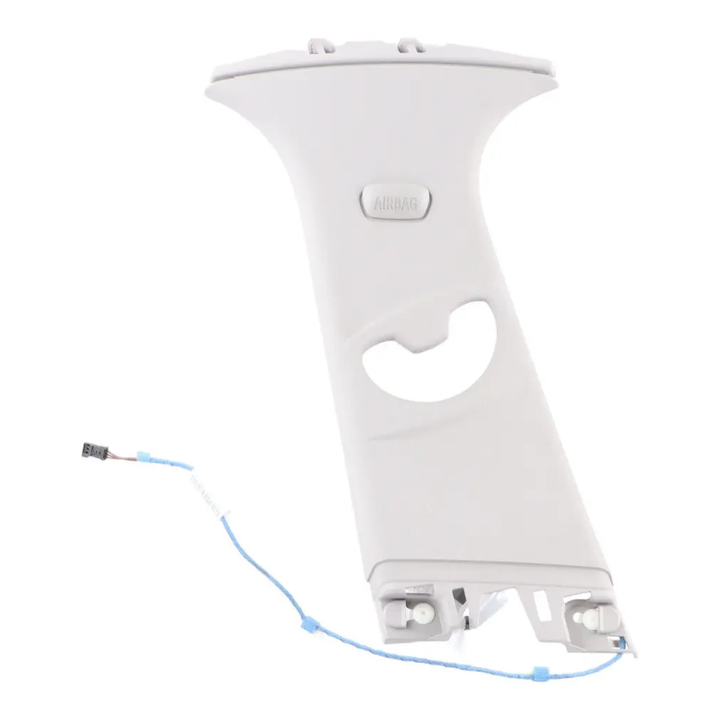 Column B Pillar Upper Left N/S Trim Cover Panel Everest Grey to BMW F20 with Part number 7401785 BMW F20 Column B Pillar Upper Left N/S Trim Cover Panel Everest Grey - SKU 7401785 - Part number 7401785