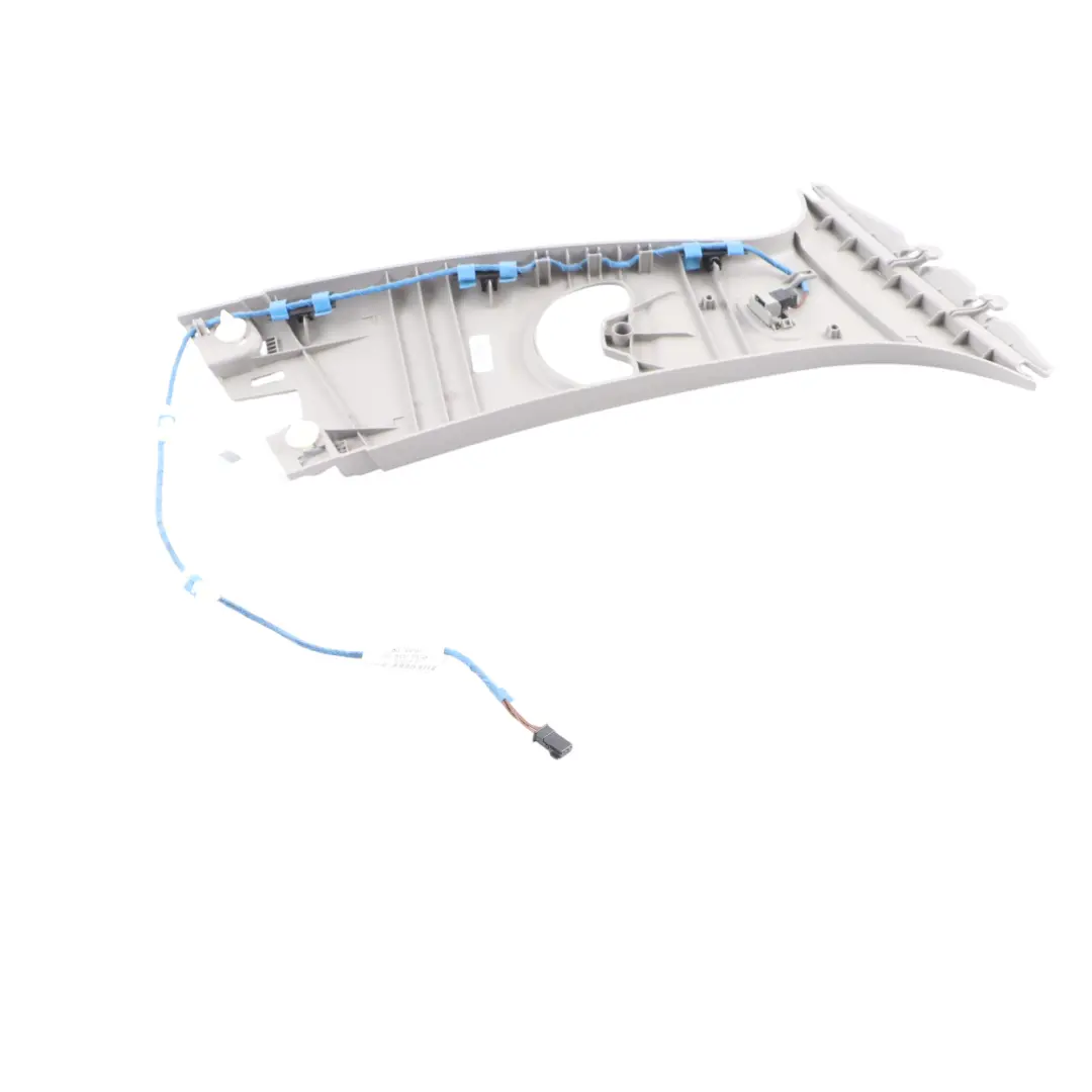 BMW F20 Column B Pillar Upper Left N/S Trim Cover Panel Everest Grey - SKU 7401785 - Part number 7401785