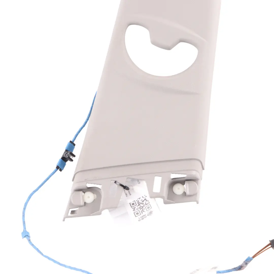 Column B Pillar Upper Right O/S Trim Cover Panel Everest Grey to BMW F20 with Part number 7401786 BMW F20 Column B Pillar Upper Right O/S Trim Cover Panel Everest Grey - SKU 7401786 - Part number 7401786