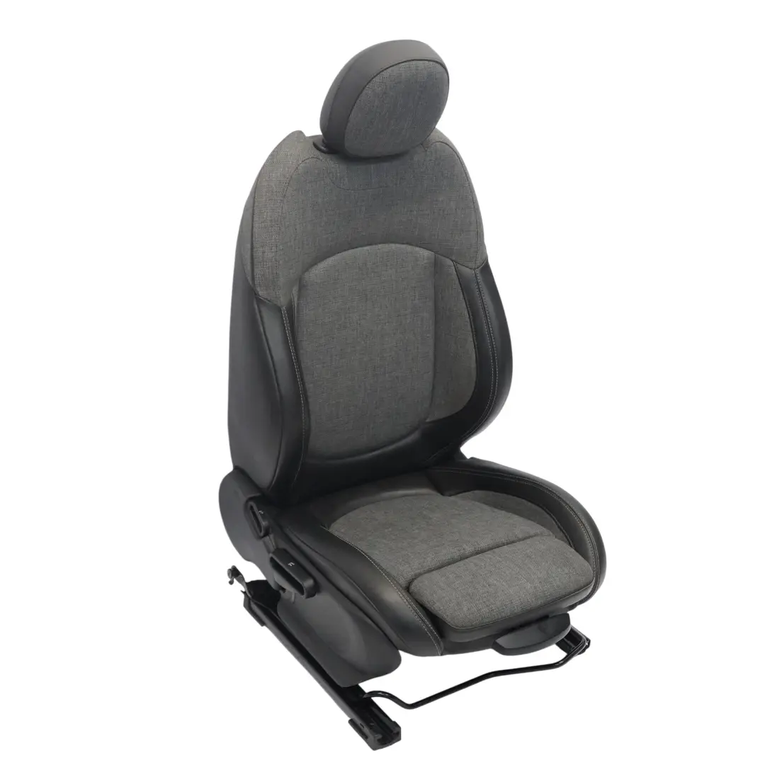 Mini Countryman F60 Siège Sport Avant Droit Chauffé Demi-Cuir Carbone Noir - SKU 7406880-1 - Numéro de pièce 7406880
