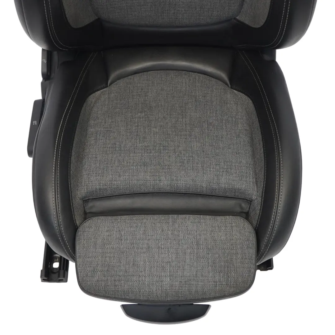 Front Right O/S Heated Half Leather Carbon Black to Mini Countryman F60 Sport Seat with Part number 7406880 Mini Countryman F60 Sport Seat Front Right O/S Heated Half Leather Carbon Black - SKU 7406880-1 - Part number 7406880