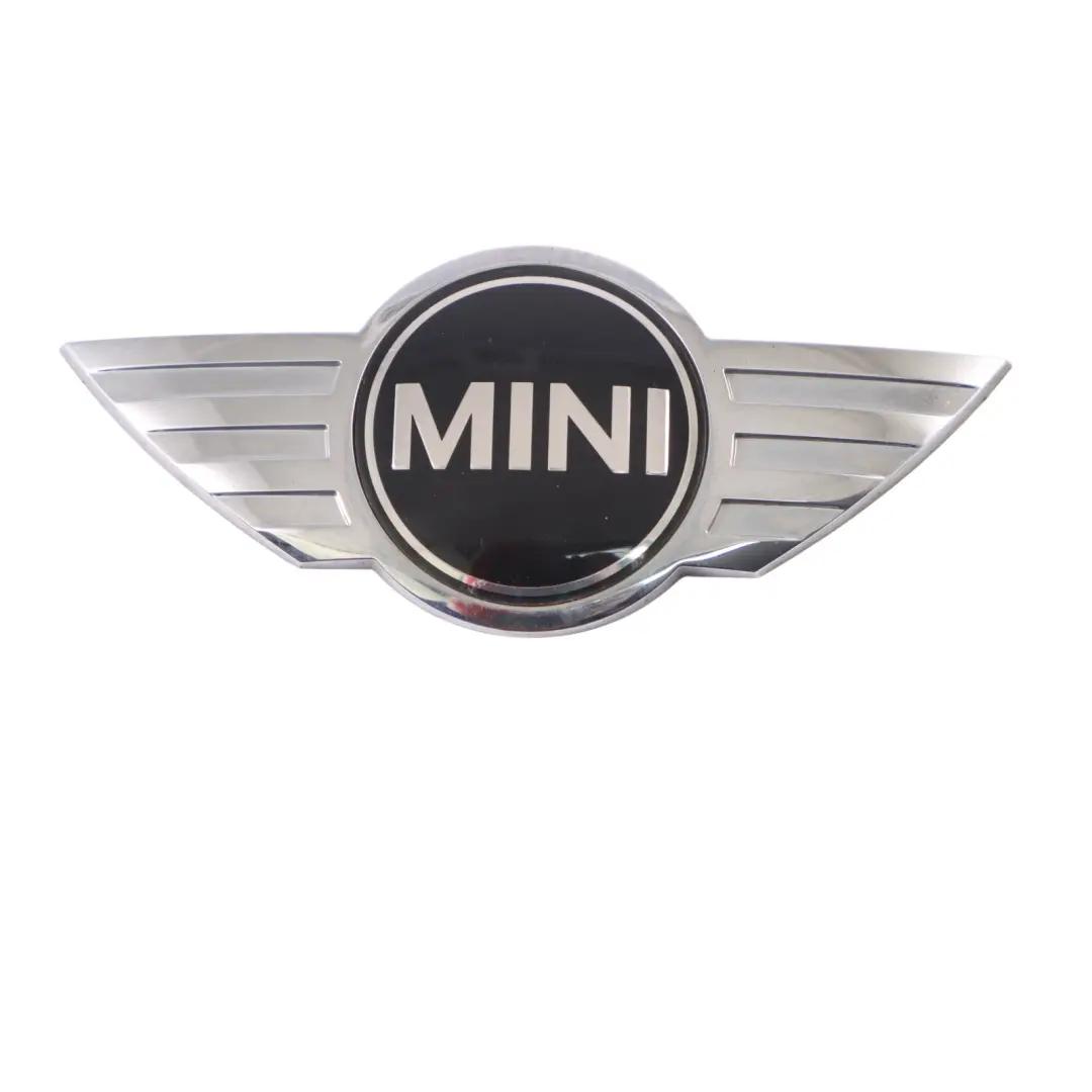 Trunk Emblem Logo Badge to Mini F54 Rear Hatch with Part number 7411203 Mini F54 Rear Hatch Trunk Emblem Logo Badge - SKU 7411203 - Part number 7411203