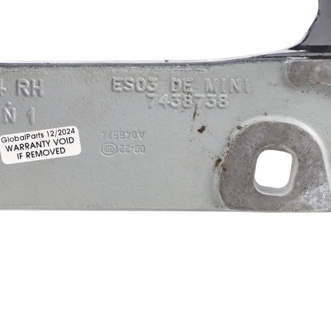 Mini F54 Boot Hinge Split Trunk Doors Rear Right O/S Enigmatic Black C3Y - SKU 7411612-EBL - Part number 7411612
