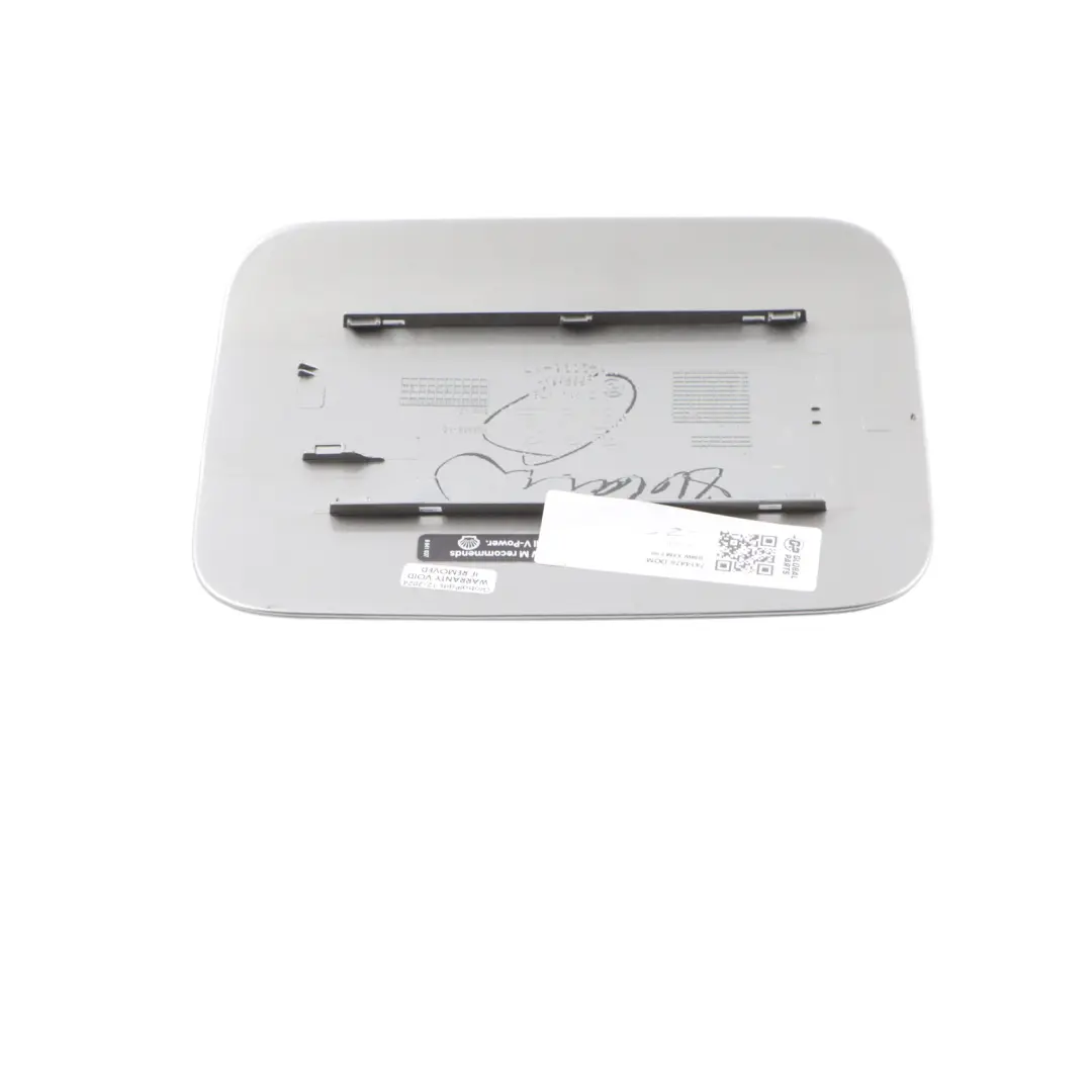 BMW F98 G02 Fuel Tank Fill In Filler Flap Cover Trim Donington Grey Metallic C28 - SKU 7414476-DOM - Part number 7414476