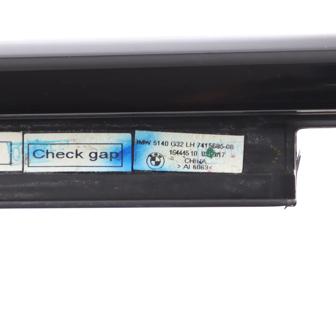 Vordertür Fensterbrett Schweller Außen Links Dichtung für BMW G32 mit Teilenummer 7415685 BMW G32 Vordertür Fensterbrett Schweller Außen Links Dichtung - SKU 7415685 - Teilenummer 7415685