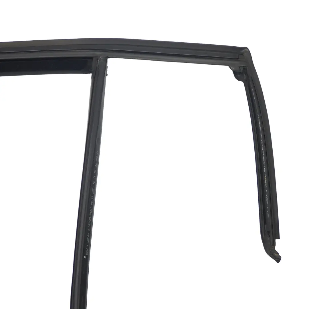 BMW F98 Rear Door Window Guide Rail Seal Gasket Rubber Frame Left N/S - SKU 7416499 - Part number 7416499