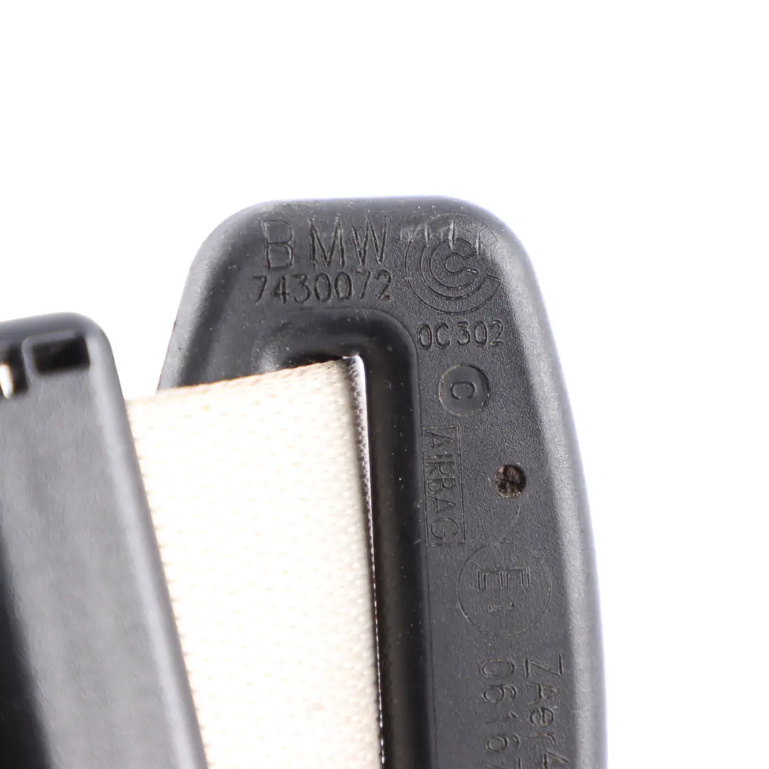 Seat Belt BMW G30 G31 G32 Upper Seatbelt Front Right O/S Elfenbeinweiss - SKU 7430072 - Part number 7430072