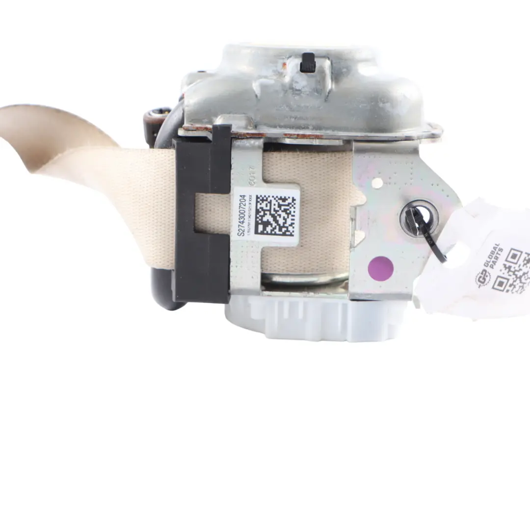 Belt BMW G30 G31 G32 Upper Seatbelt Front Right O/S Elfenbeinweiss to Seat with Part number 7430072 Seat Belt BMW G30 G31 G32 Upper Seatbelt Front Right O/S Elfenbeinweiss - SKU 7430072 - Part number 7430072