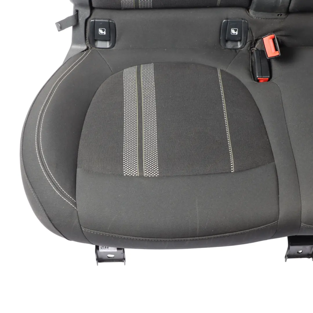 Bench Seat Cloth Fabric Double Stripe Carbon Black to Mini Countryman F60 Rear with Part number 7433571 Mini Countryman F60 Rear Bench Seat Cloth Fabric Double Stripe Carbon Black - SKU 7433571 - Part number 7433571