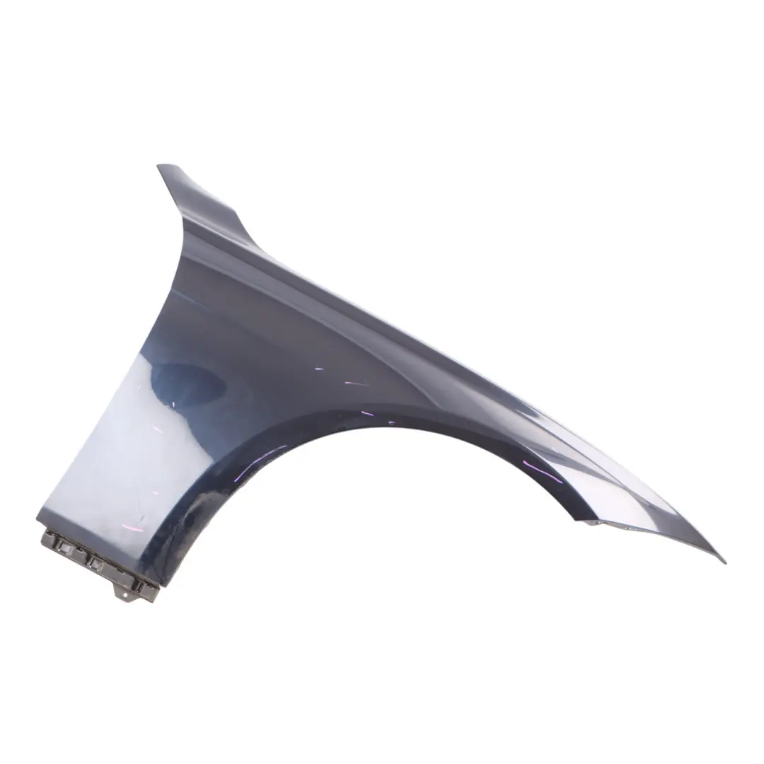 BMW F30 F31 Guardabarros Delantero Derecho Exterior Azul Imperial - A89 - SKU 7438440-IBB - Número de pieza 7438440
