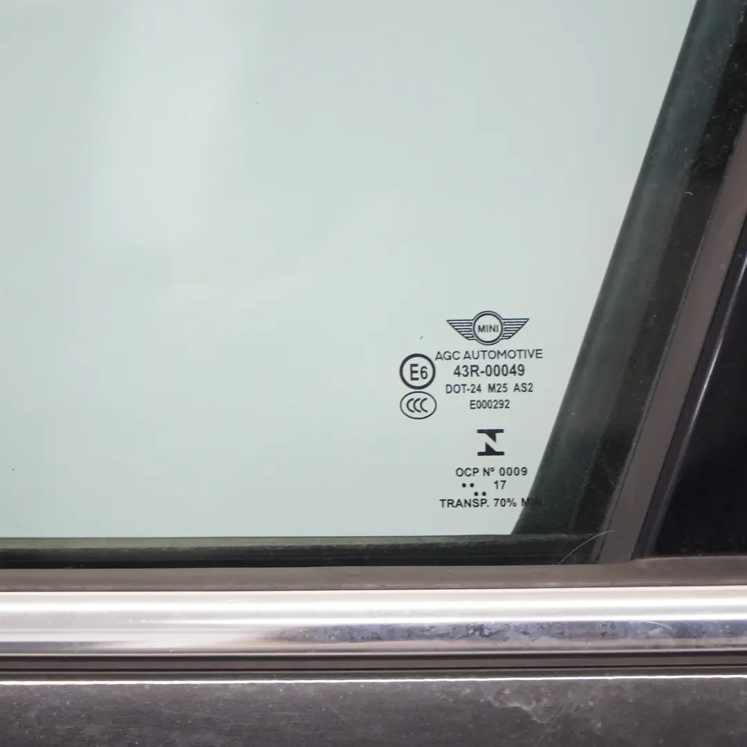 Mini F60 Countryman Front Door Left N/S Midnight Black Metallic - A94 - SKU 7438595-MNB - Part number 7438595