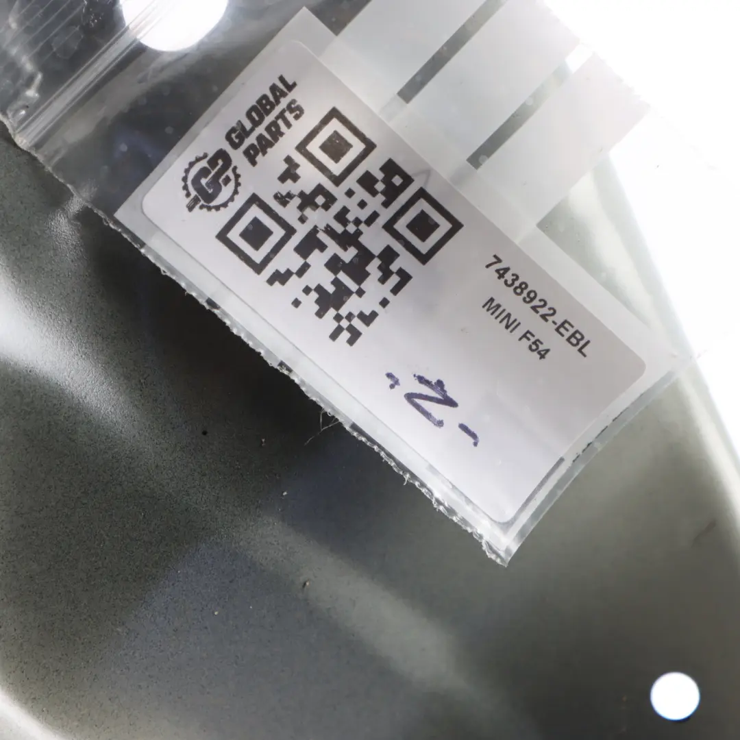 Wing Panel Front Right Side O/S Cover Enigmatic Black Metallic - C3Y to Mini F54 with Part number 7438922 Mini F54 Wing Panel Front Right Side O/S Cover Enigmatic Black Metallic - C3Y - SKU 7438922-EBL - Part number 7438922