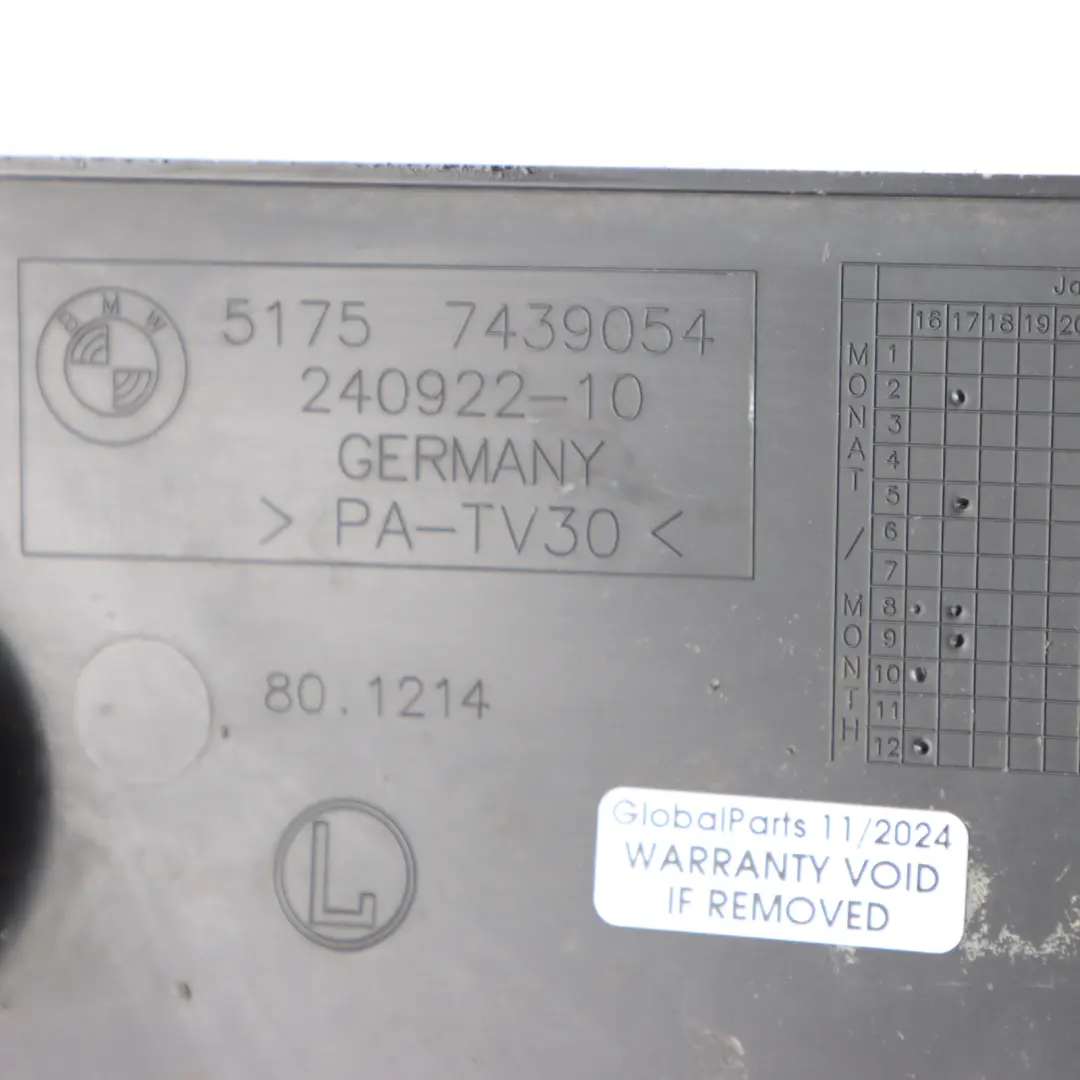 BMW G32 GT Garniture De Panneau De Soubassement Arrière Gauche - SKU 7439054 - Numéro de pièce 7439054
