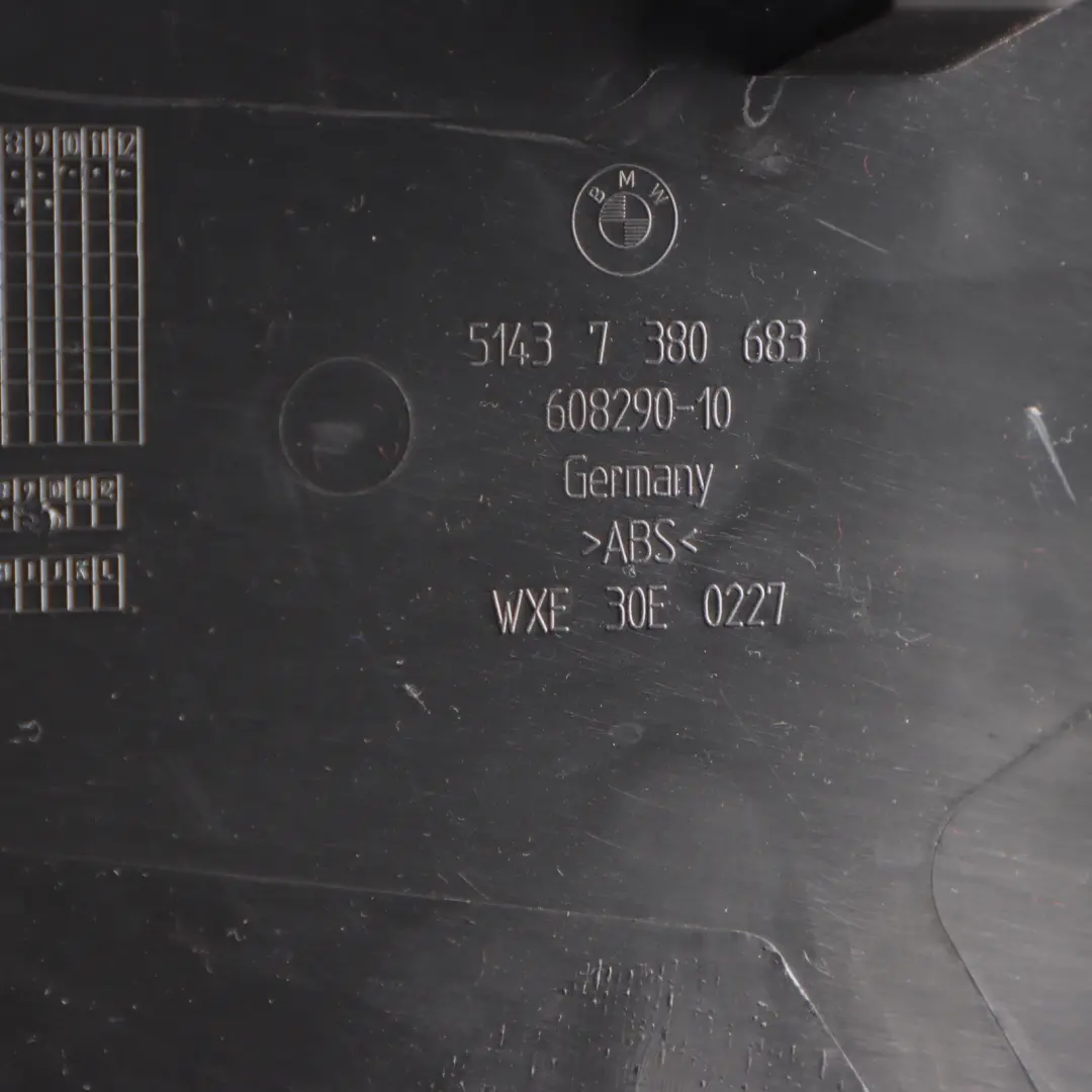 BMW G32 GT B-Säule Vorne Links Unten Abdeckung Verkleidung Anthrazit - SKU 7445171 - Teilenummer 7445171