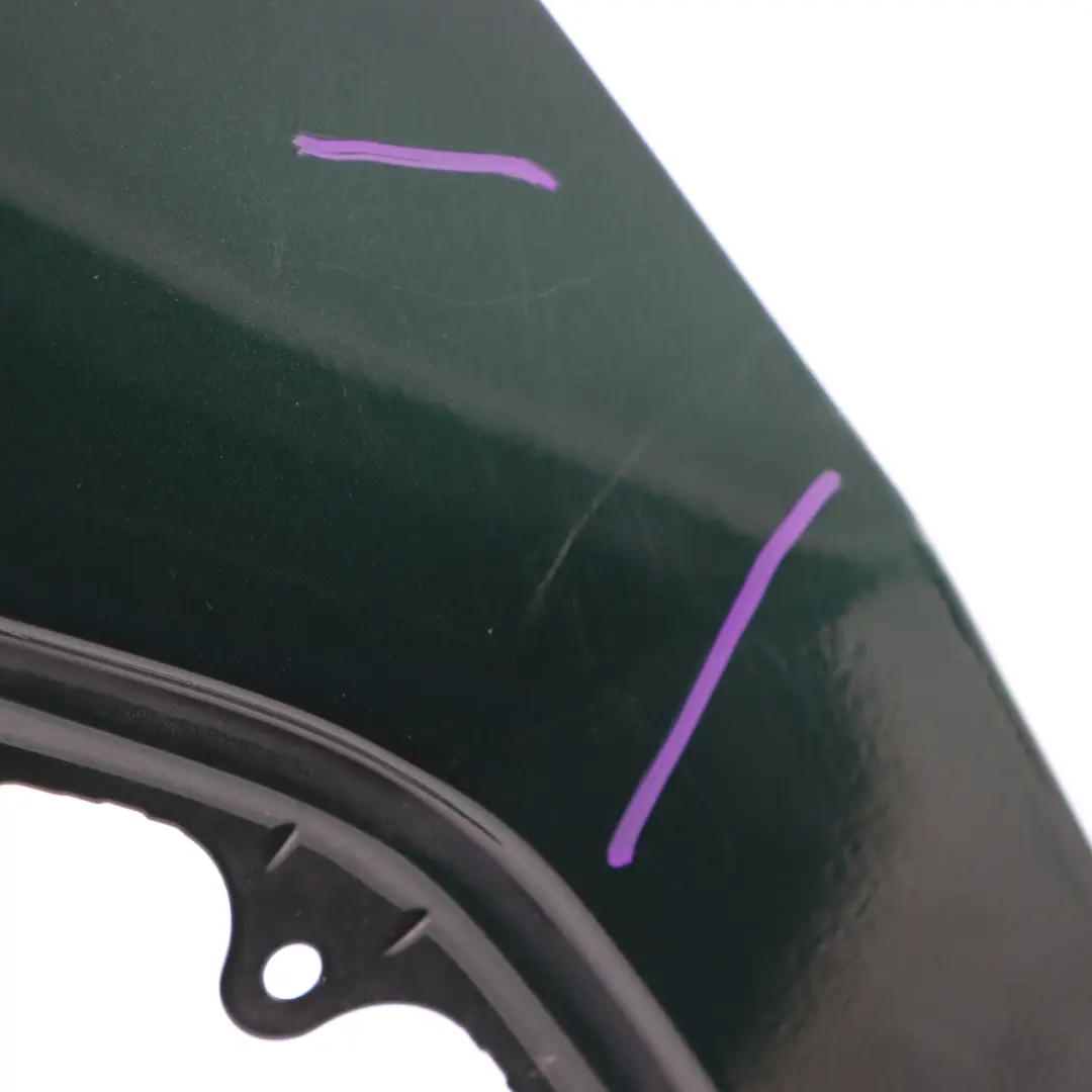 Wing Panel Front Right O/S Side Fender British Racing Green II - B22 to Mini F60 with Part number 7449378 Mini F60 Wing Panel Front Right O/S Side Fender British Racing Green II - B22 - SKU 7449378-BRGII - Part number 7449378