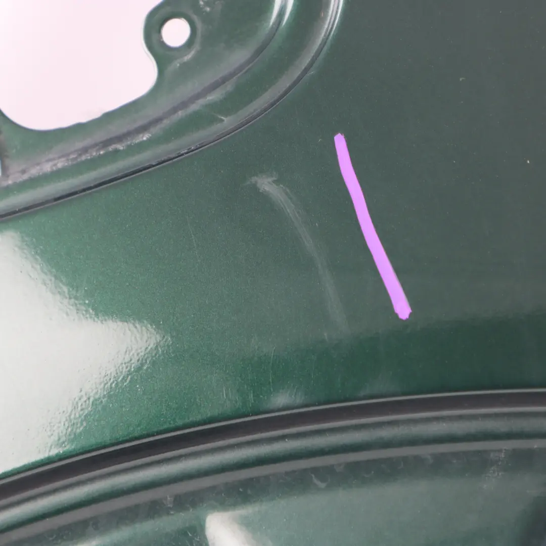 Wing Panel Front Right O/S Side Fender British Racing Green II - B22 to Mini F60 with Part number 7449378 Mini F60 Wing Panel Front Right O/S Side Fender British Racing Green II - B22 - SKU 7449378-BRGII - Part number 7449378
