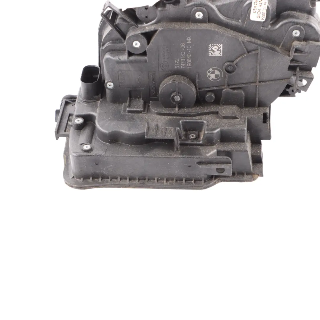 Door Lock BMW X3 G01 X4 G02 Rear Right O/S Latch Catch Mechanism to with Part number 7473160 Door Lock BMW X3 G01 X4 G02 Rear Right O/S Latch Catch Mechanism - SKU 7473160 - Part number 7473160