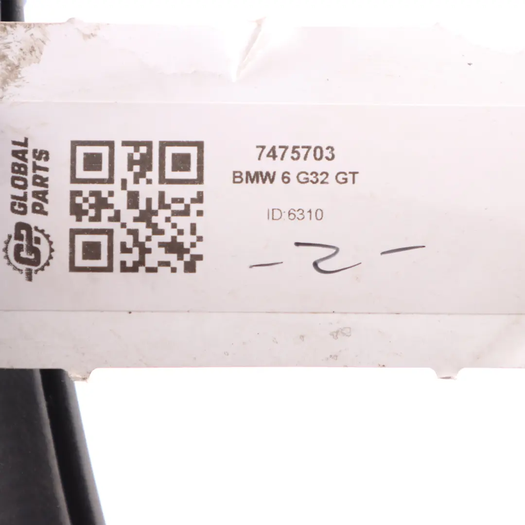 Front Door Seal Left N/S Protection Gasket Rubber to BMW G32 GT with Part number 7475703 BMW G32 GT Front Door Seal Left N/S Protection Gasket Rubber - SKU 7475703 - Part number 7475703