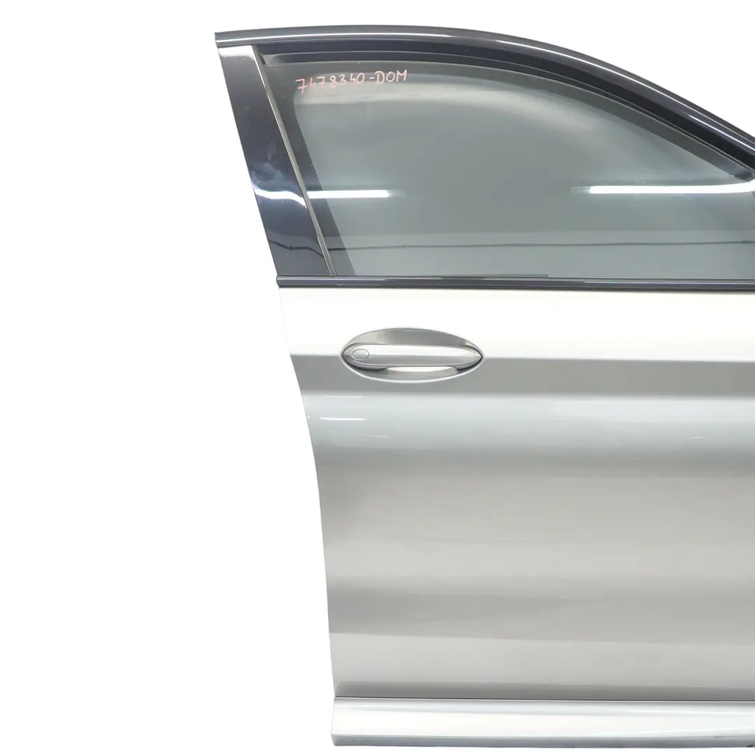 Front Right Door O/S Donington Grey Metallic - C28 to BMW X4 G02 F98 with Part number 7478340 BMW X4 G02 F98 Front Right Door O/S Donington Grey Metallic - C28 - SKU 7478340-DOM - Part number 7478340