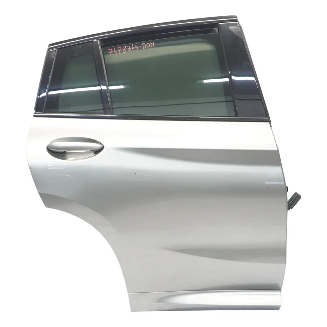 Tür hinten rechts Donington Grau Metallic - C28 für BMW X4 G02 F98 mit Teilenummer 7478344 BMW X4 G02 F98 Tür hinten rechts Donington Grau Metallic - C28 - SKU 7478344-DOM - Teilenummer 7478344