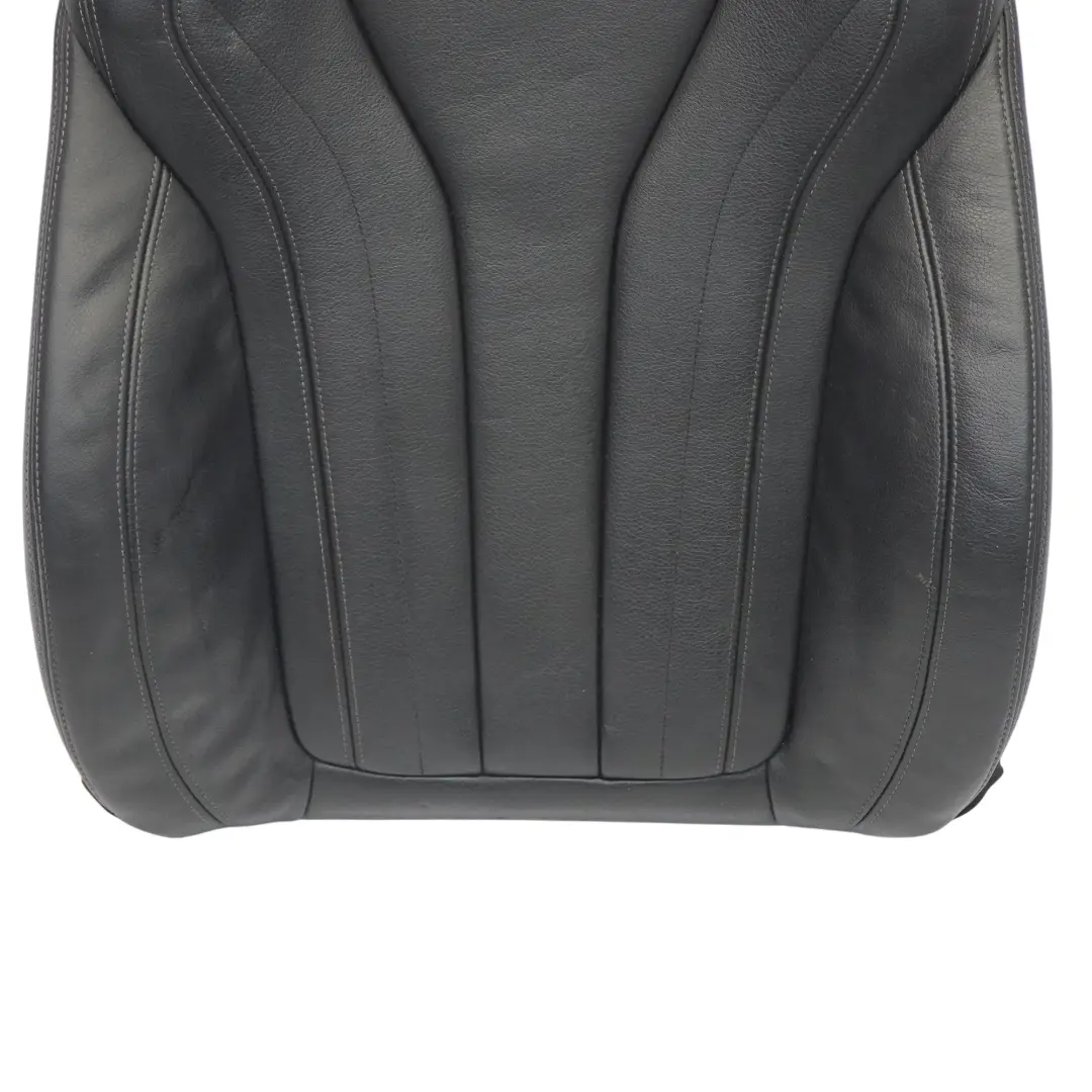  Housse de dossier BMW F15 F16 Siège avant droit chauffant Cuir Noir - SKU 7480158 - Numéro de pièce 7480158