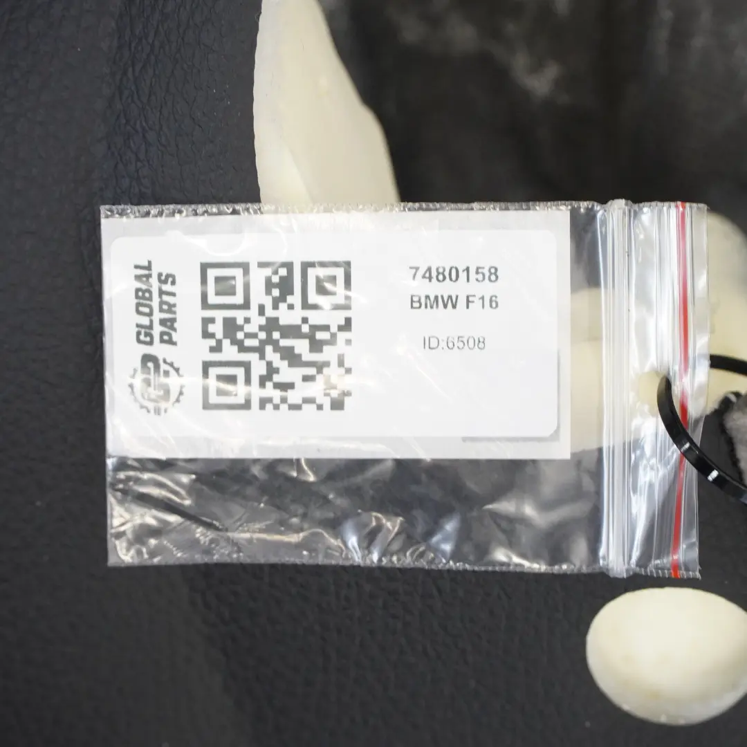  Rückenlehnenbezug BMW F15 F16 Vordersitz Rechts Beheizt Leder Schwarz - SKU 7480158 - Teilenummer 7480158