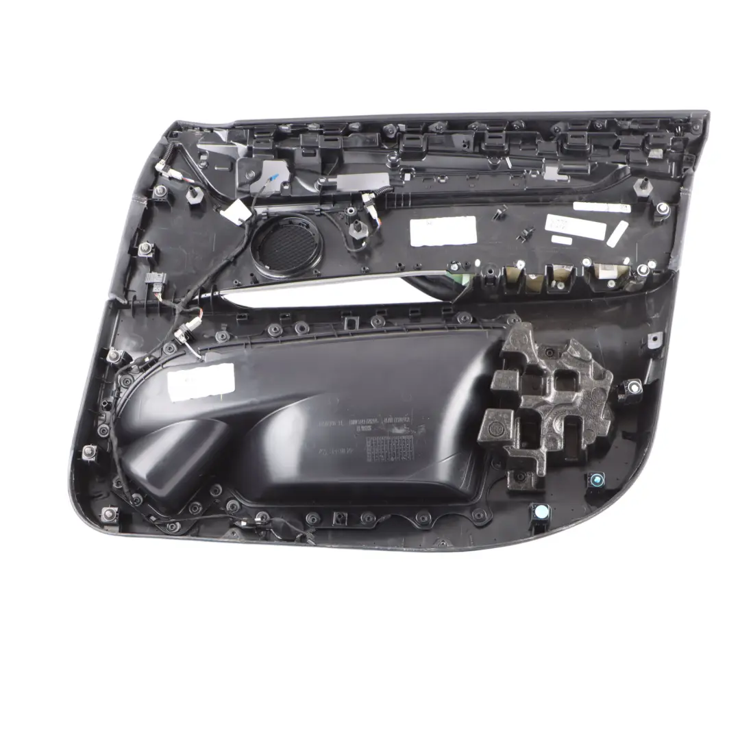 BMW X6 F16 Door Card Panel Trim Front Left N/S Leather Dakota Black - SKU RHD-7484769 - Part number 7484769