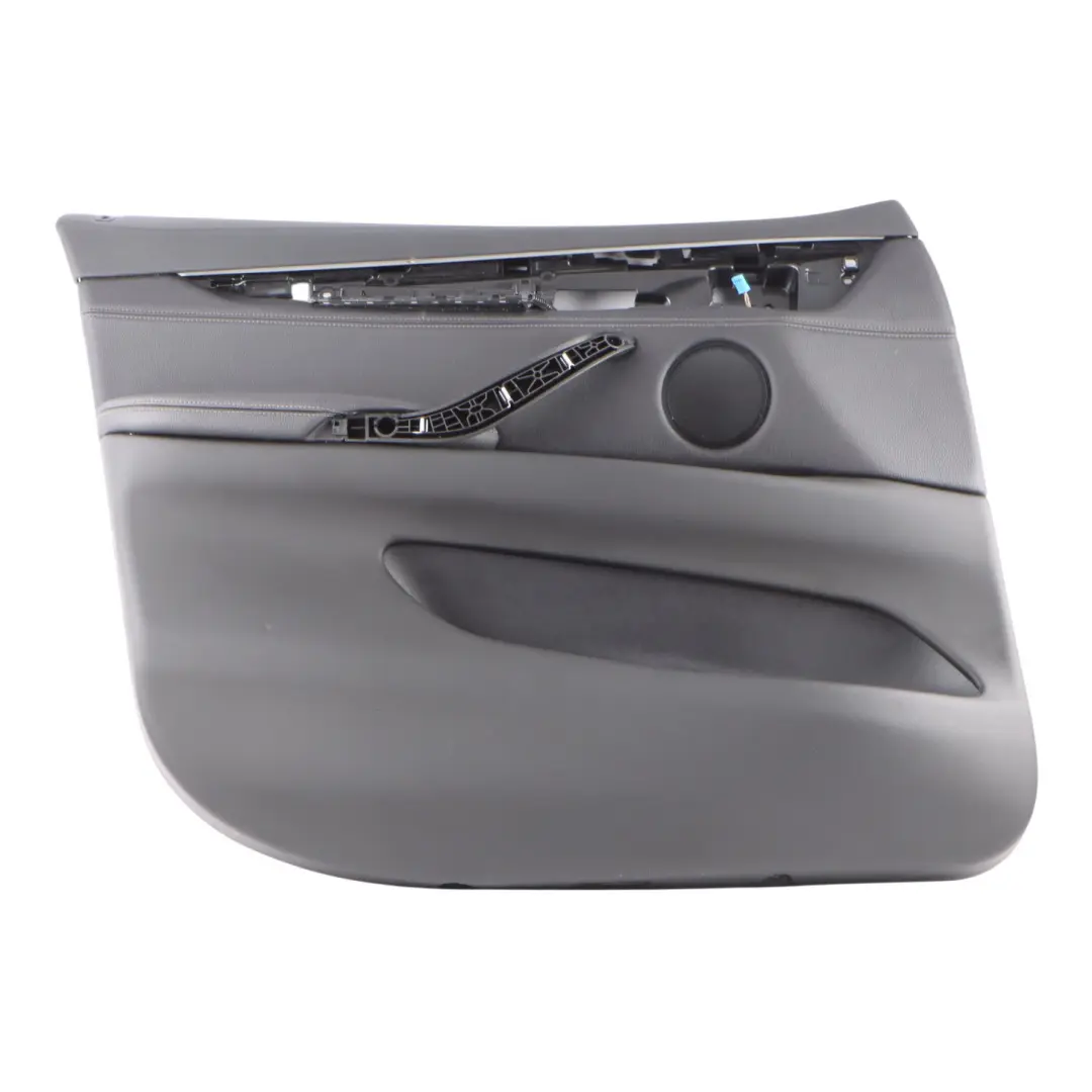 BMW X6 F16 Door Card Panel Trim Front Left N/S Leather Dakota Black - SKU RHD-7484769 - Part number 7484769
