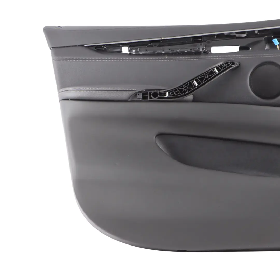 BMW X6 F16 Door Card Panel Trim Front Left N/S Leather Dakota Black - SKU RHD-7484769 - Part number 7484769