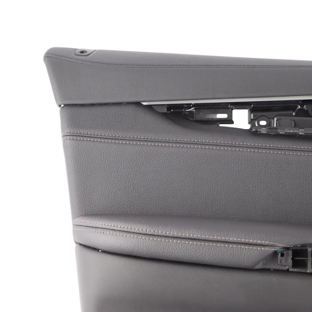 BMW X6 F16 Door Card Panel Trim Front Left N/S Leather Dakota Black - SKU RHD-7484769 - Part number 7484769