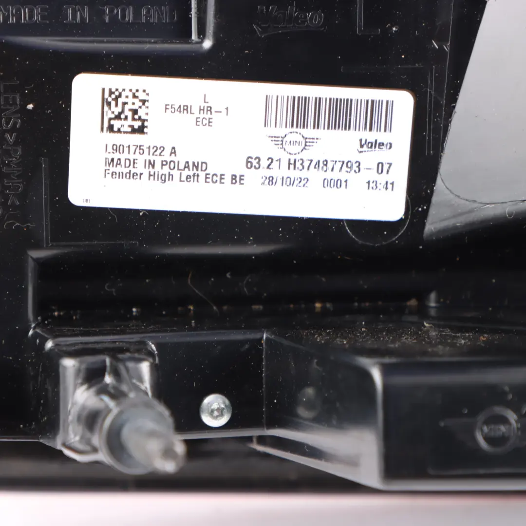 Trunk Boot Left N/S Tailgate Lamp Light to Mini F54 LCI Rear with Part number 7487793 Mini F54 LCI Rear Trunk Boot Left N/S Tailgate Lamp Light - SKU 7487793 - Part number 7487793
