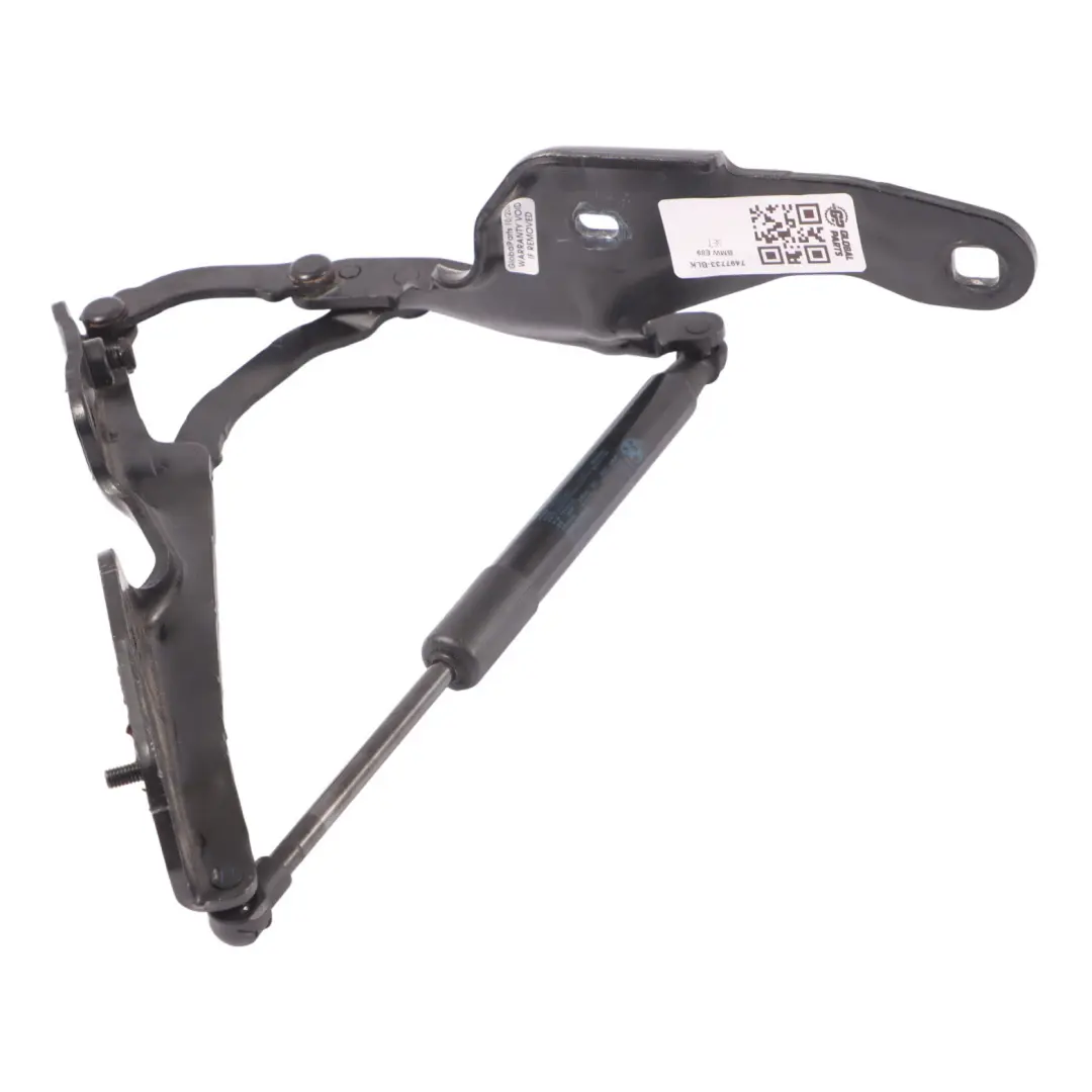 Set cerniera coperchio bagagliaio destra sinistra puntone gas per BMW Z4 E89 con numero di parte 7497733 BMW Z4 E89 Set cerniera coperchio bagagliaio destra sinistra puntone gas - SKU 7497733-BLK - Numero di parte 7497733
