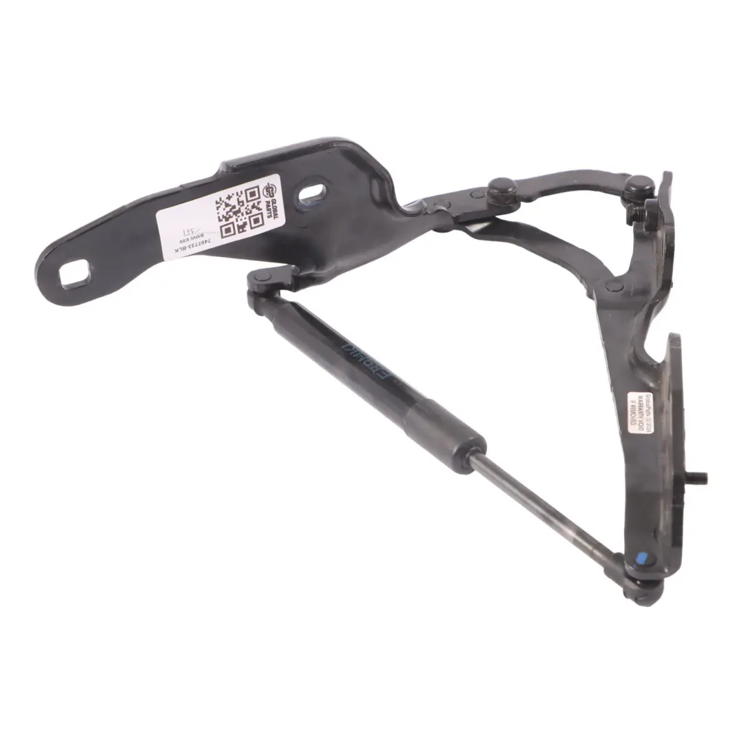 BMW Z4 E89 Trunk Boot Lid Hinge Right Left N/O/S Gas Strut Black Set - SKU 7497733-BLK - Part number 7497733