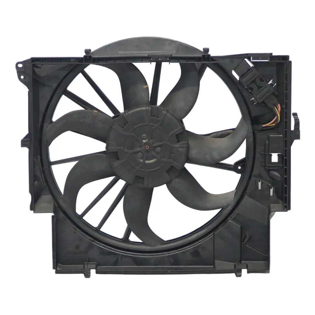 BMW E81 E87 E90 E92 Radiator Cooling Fan Shroud Motor N54 135i 335i - SKU 7544803 - Part number 7544803