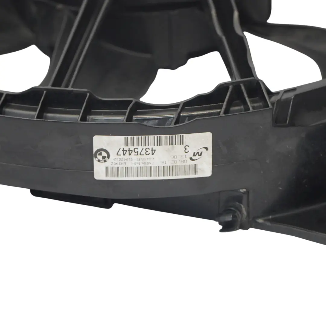 Radiador Ventilador Motor Carcasa N54 135i 335i para BMW E81 E87 E90 E92 con número de pieza 7544803 BMW E81 E87 E90 E92 Radiador Ventilador Motor Carcasa N54 135i 335i - SKU 7544803 - Número de pieza 7544803